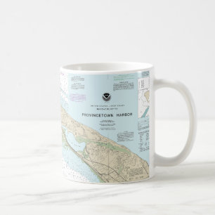 Provincetown Harbour Nautical Chart 13249 Coffee Mug
