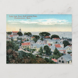 Provincetown, Massachusetts, Bird's Eye, Vintage Postcard