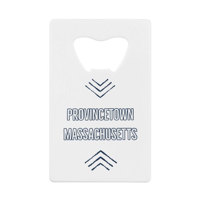 Provincetown Massachusetts Credit Card Bottle Opener (Front)