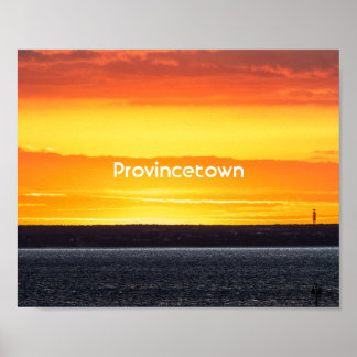 Provincetown sunrise poster