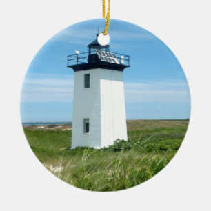 Provincetown USA  Cape Cod National Seashore. Wood Ceramic Ornament