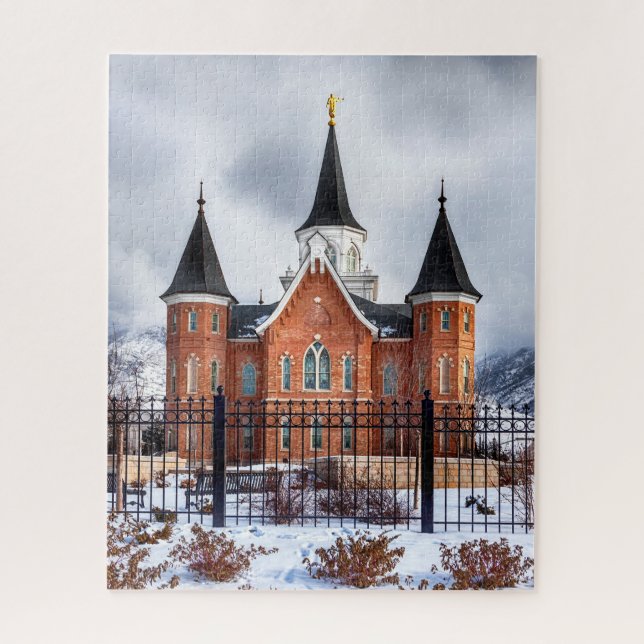 Provo City Center LDS Temple Puzzle, puzzles (Vertical)