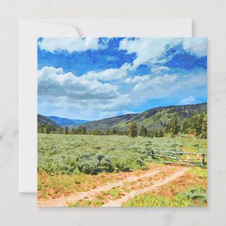 Provo River Valley in Uinta Mountains