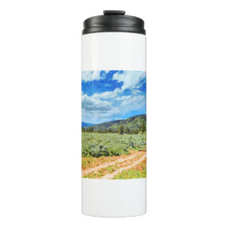 Provo River Valley in Uinta Mountains Thermal Tumbler