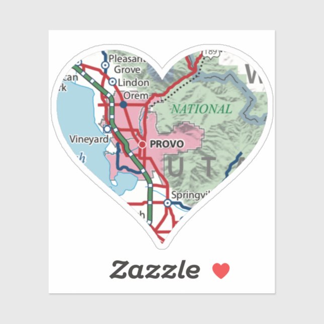 Provo Utah Map (Sheet)