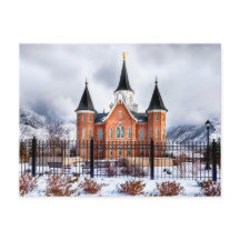 Provo Utah Souvenir Centre Ville Temple Carte post