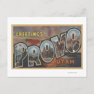 Provo, UtahLarge Letter ScenesProvo, UT 2 Postcard