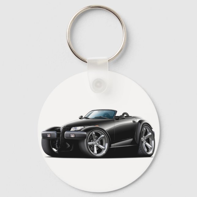 Prowler Black Car Keychain (Front)