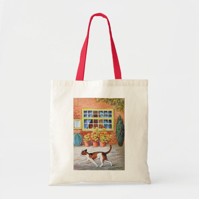 Prowling Cat, Louis Wain Tote Bag (Front)
