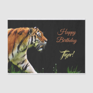 Prowling Tiger Tissue Paper