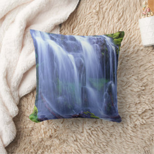 Proxy Falls in Oregon's Central Cascade Mountains Throw Pillow