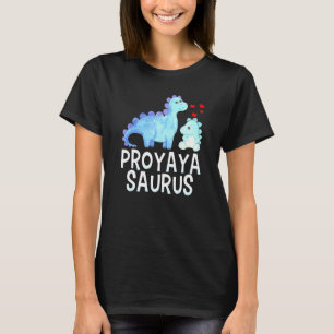 Proyayasaurus Greek Great Grandma Dinosaur Baby Sh T-Shirt