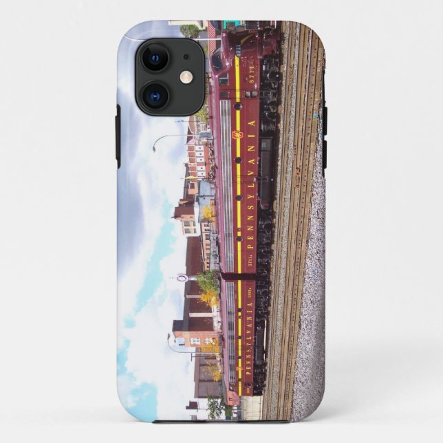 PRR E-8A(JTFS) 5809 and 5711 at Altoonia Railfest Case-Mate iPhone Case (Back)