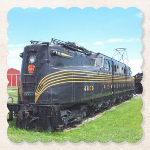 PRR GG1 4800 front view    Paper Coaster