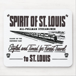 PRR The Spirit of St. Louis Passenger Train Mouse Pad