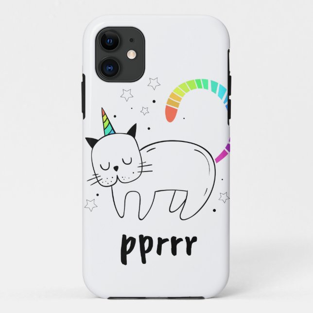 Prrr Caticorn Case-Mate iPhone Case (Back)