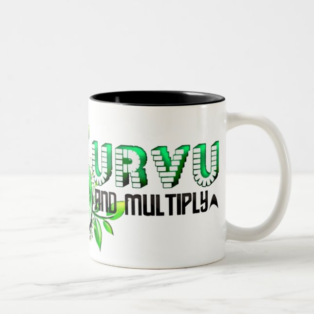 Pru Urvu Two-Tone Coffee Mug (Right)
