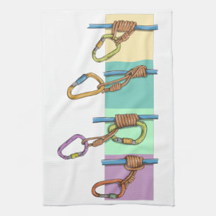 PRUSIK Thirdhand, Manchard, Klemheist, Bachmann Kitchen Towel
