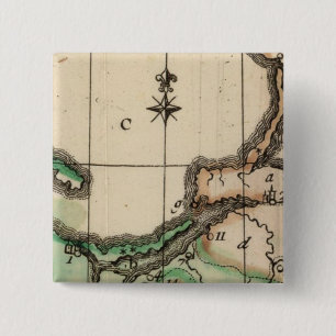 Prussia 2 inch square button