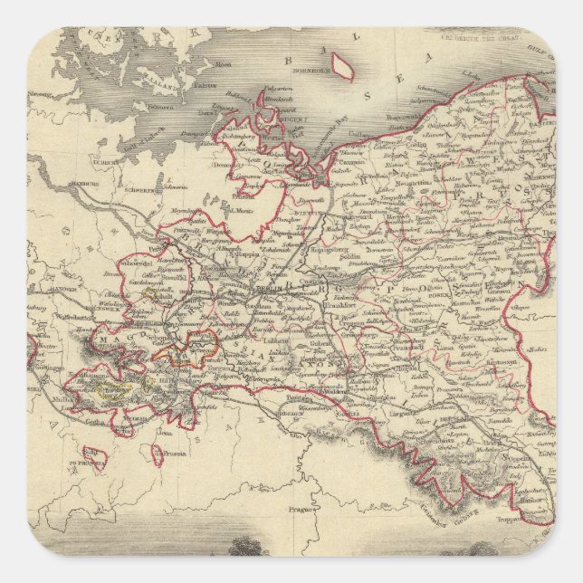 Prussia 5 square sticker (Front)