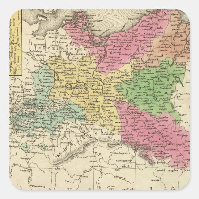 Prussia 6 square sticker (Front)