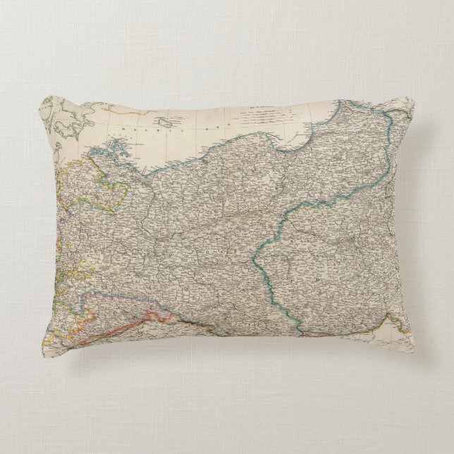 Prussia and Poland 2 Decorative Pillow (Front)
