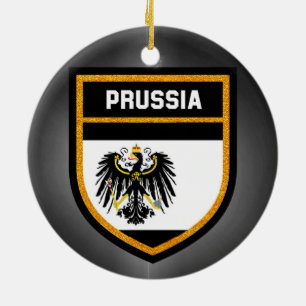 Prussia Flag Ceramic Ornament