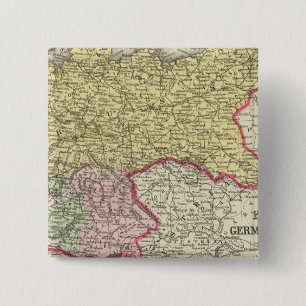 Prussia, German States 2 Inch Square Button