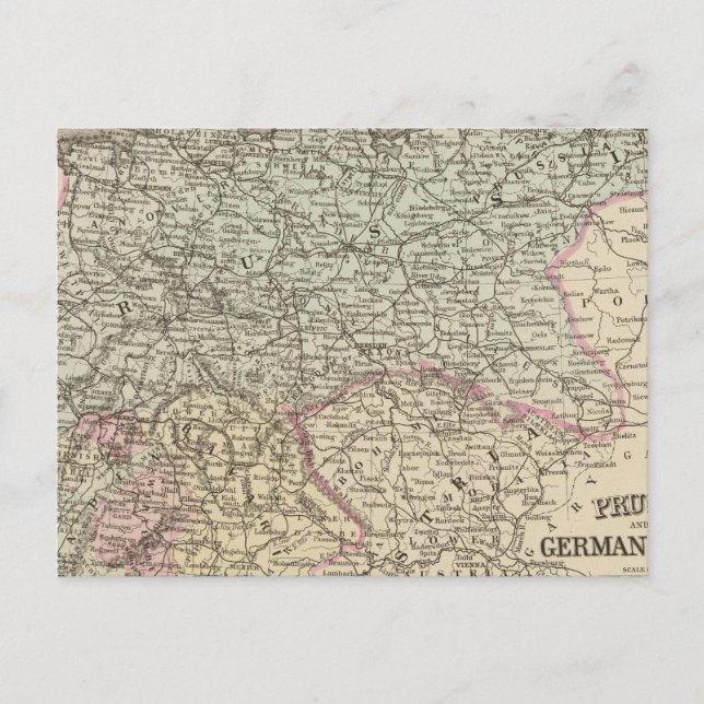 Prussia, German States Postcard (Front)