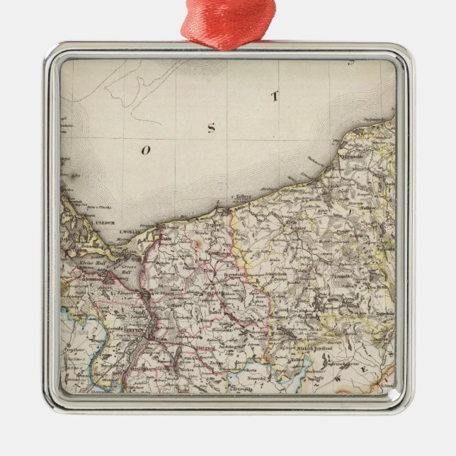 Prussia, Germany,  Poland 4 Metal Ornament (Front)