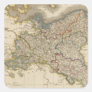 Prussia Square Sticker