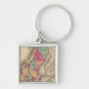 Prussia Sweden Norway and Denmark Keychain