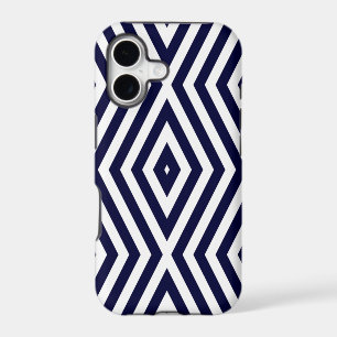 Prussian Blue Moods Diamond Chevrons