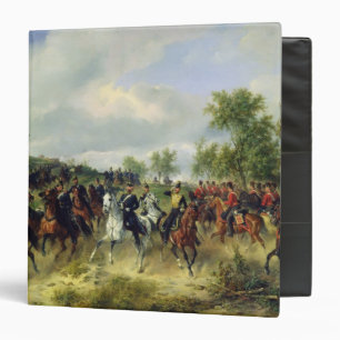 Prussian cavalry on expedition, c.19th binder