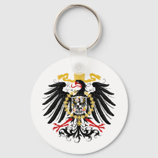 Prussian Eagle Red Black and Gold Keychain