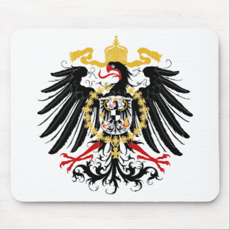Prussian Eagle Red Black and Gold Mouse Pad
