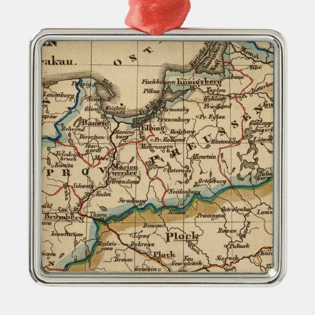 Prussian Empire Metal Ornament (Front)