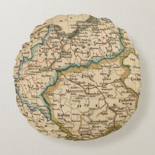 Prussian Empire Round Pillow