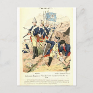 Prussian Fusiliers Postcard