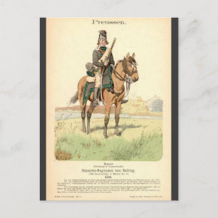 Prussian Hussar Postcard