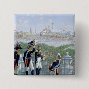 Prussian King Friedrich Wilhelm II 2 Inch Square Button