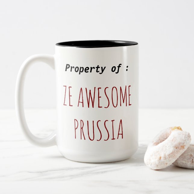 Prussia's Mug of Awesome (With Donut)