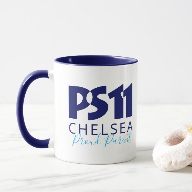 PS11 Logo Fully Customizable Colours Mug (With Donut)