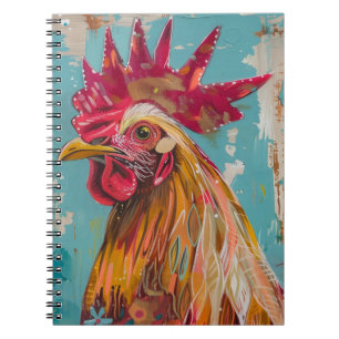 PS Nature Designs, Beautiful BoHo Rooster Notebook
