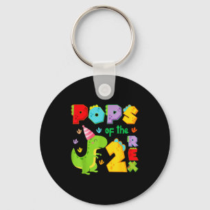 Ps Of The Two Rex 2nd Birthday Boy Dinosaur T-rex Keychain