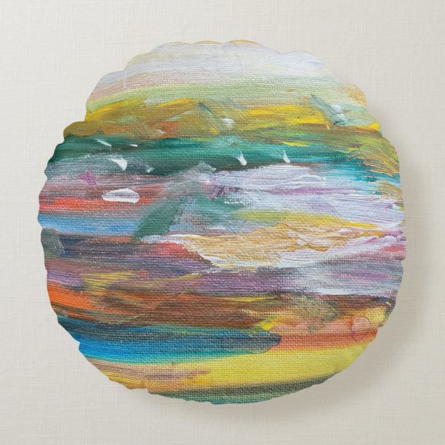 Psalm23 Round Pillow (Front)