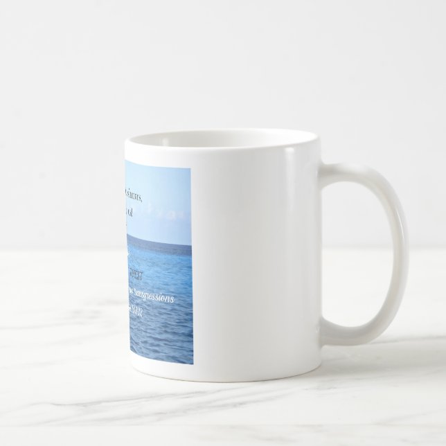 Psalm 103:12 coffee mug (Right)