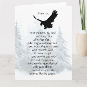 Psalm 103 And Heals All Your Diseases Card