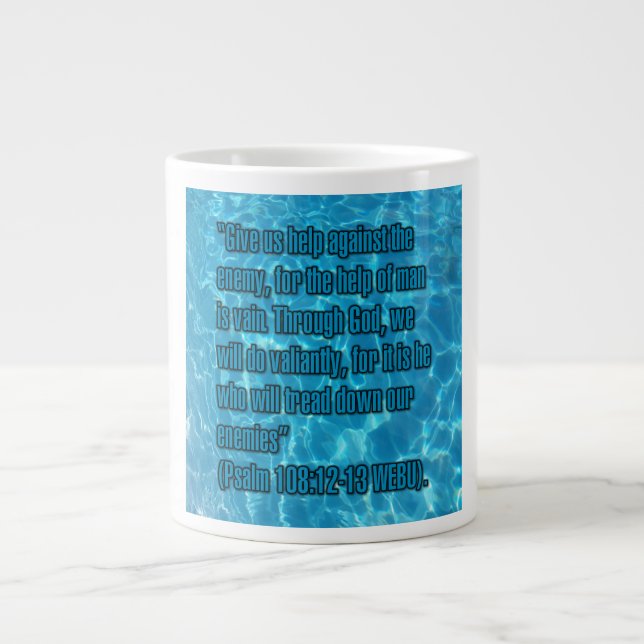 Psalm 108:12-13 WEBU Mug (Front)