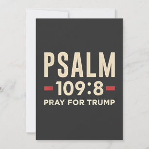Psalm 109:8 Pray for Trump Religion inauguration Announcement